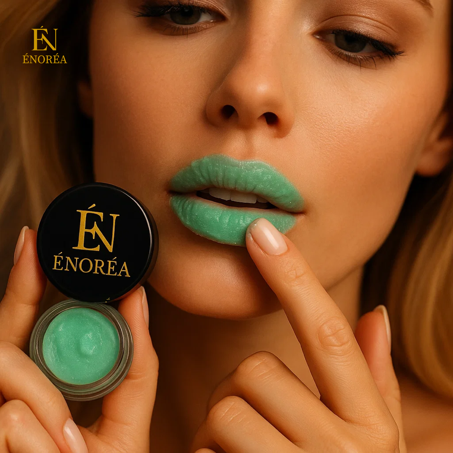 Vegan Mint Lip Scrub – Exfoliating & Moisturizing with Shea Butter & Vitamin E (0.17 oz / 5g)